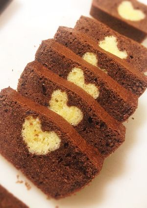 バレンタインに♡ハートのパウンドケーキ-レシピのメイン写真