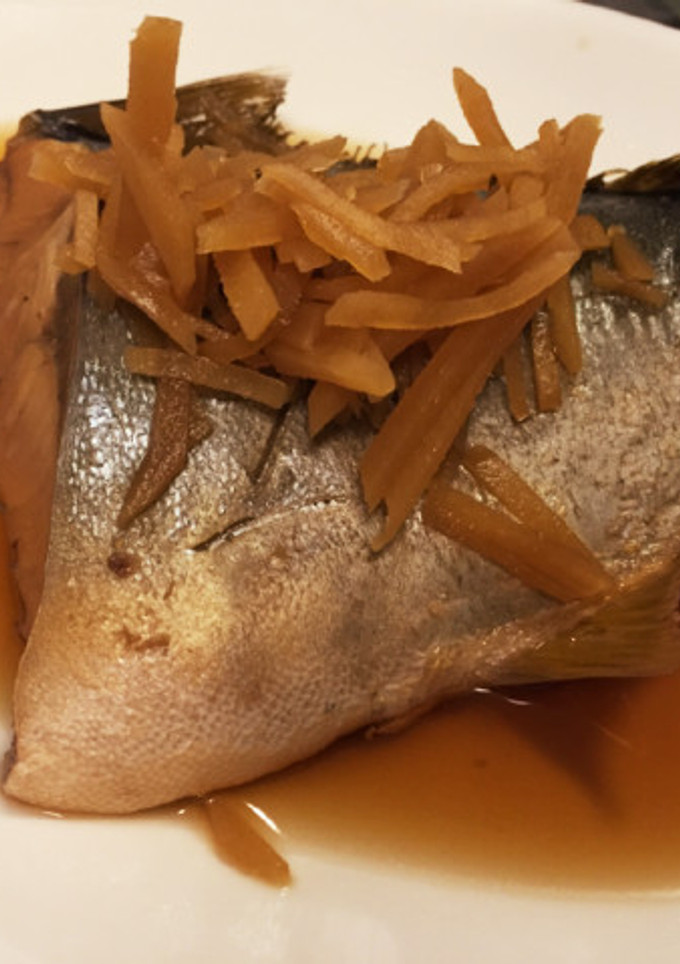 生姜たっぷり♪ 魚の煮付け-レシピのメイン写真