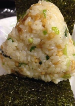 天そば風味？のおにぎり-レシピのメイン写真