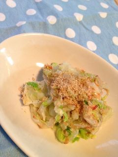 簡単☆マヨと味ポン和え白菜のサラダ-レシピのメイン写真