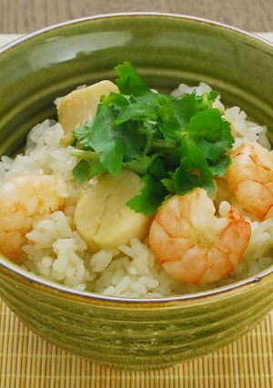 土鍋炊き★わさびの炊込みご飯-レシピのメイン写真