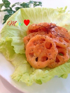 簡単*コク旨!やみつき♡れんこんマヨ-レシピのメイン写真
