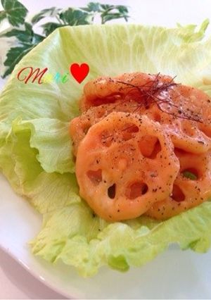 簡単＊コク旨！やみつき♡れんこんマヨ-レシピのメイン写真