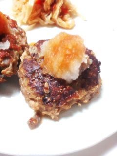 筑前煮リメイク 和風ハンバーグ-レシピのメイン写真