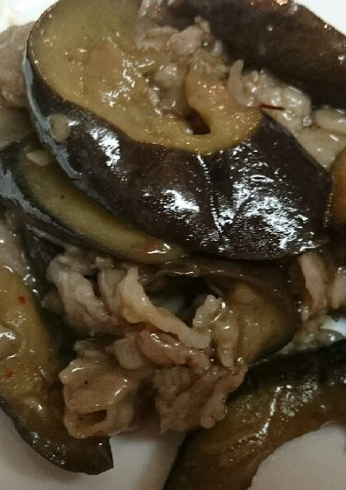 茄子と豚肉のオイスター炒め 麻婆茄子風-レシピのメイン写真