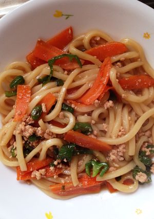 美味しい☆リメイク甘辛簡単焼きうどん-レシピのメイン写真