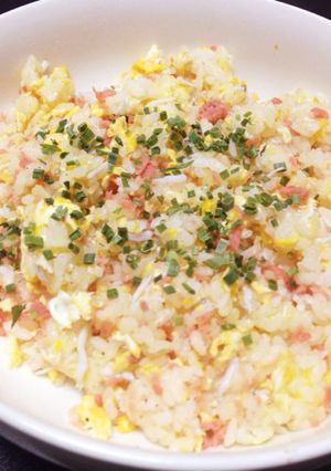ズボラ飯 鮭しらすチャーハン-レシピのメイン写真