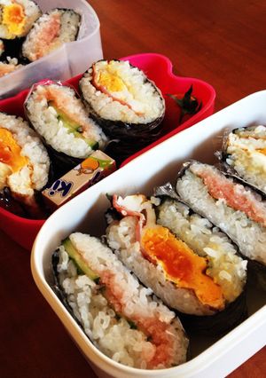 おにぎらず弁当-レシピのメイン写真