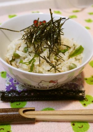 お豆とツナの炊込みごはん-レシピのメイン写真