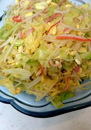 豆もやしとカニかまのナムル-レシピのメイン写真