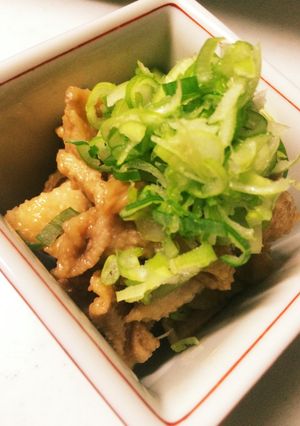 ヘルシー♡美容 おつまみに鶏皮ぽんちゃん-レシピのメイン写真