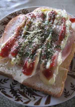 超適当!その②ハムマヨトースト-レシピのメイン写真