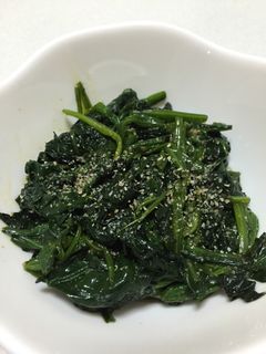 やみつき♡ほうれん草のごま和え-レシピのメイン写真