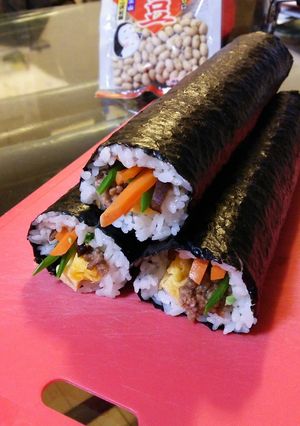 5色の恵方巻-レシピのメイン写真