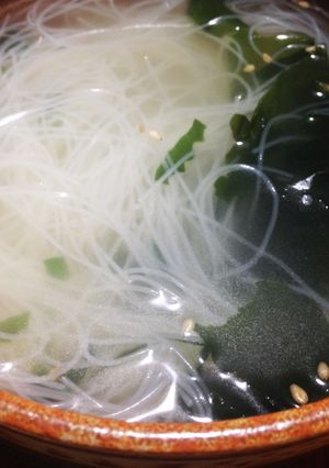 【時短】ワカメスープビーフン-レシピのメイン写真