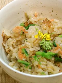 春の味❀桜海老と菜の花の炊き込みご飯-レシピのメイン写真