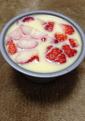 イチゴたっぷりババロア-レシピのメイン写真