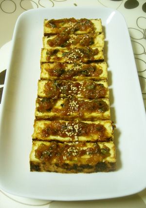 ネギしそ味噌が旨い♪厚揚げの味噌田楽-レシピのメイン写真