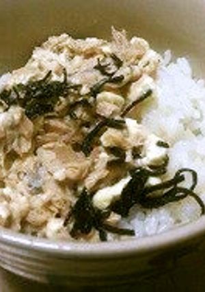 ツナ+クリームチーズnoどんぶり-レシピのメイン写真