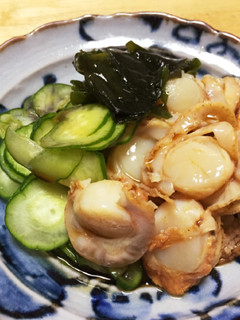 子供も食べられる酢の物!ベビーホタテで☆-レシピのメイン写真