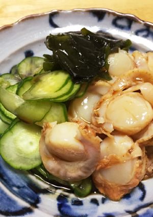子供も食べられる酢の物！ベビーホタテで☆-レシピのメイン写真