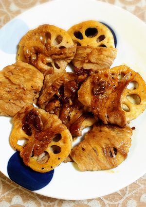 レンコン豚バラ巻き-レシピのメイン写真