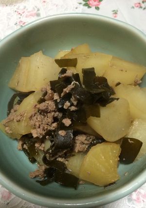 大根の煮物(ミンチ入り)-レシピのメイン写真