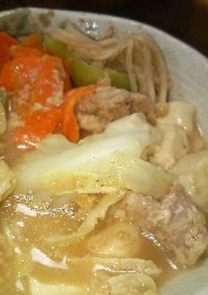 キャベツが美味しいヘルシー豆乳鍋-レシピのメイン写真