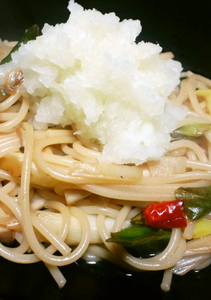 焦しねぎときのこの和風パスタ-レシピのメイン写真