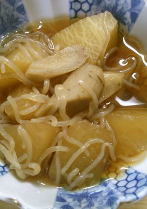 簡単 おかず 大根 ごぼう 白滝の 煮物-レシピのメイン写真