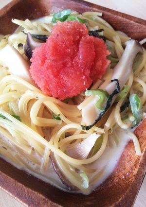 フライパンで！簡単たらこクリームパスタ-レシピのメイン写真