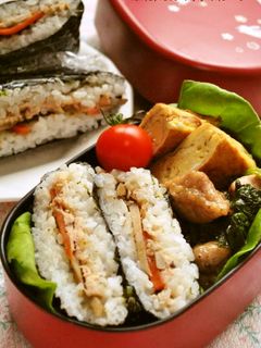 ◆きんぴらツナマヨおにぎらず◆-レシピのメイン写真