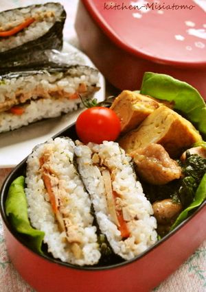 ◆きんぴらツナマヨおにぎらず◆-レシピのメイン写真