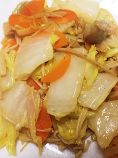 白菜のマヨカレー炒め-レシピのメイン写真