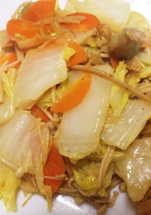 白菜のマヨカレー炒め-レシピのメイン写真