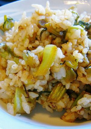 おばあちゃん直伝　大根菜の焼き飯-レシピのメイン写真