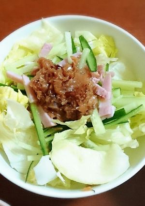 梅おかかポン酢サラダ-レシピのメイン写真