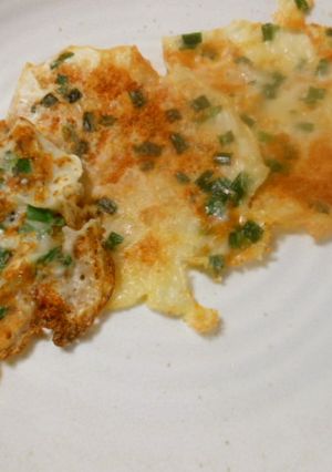 ニラのお焼き ぱりぱりの食感-レシピのメイン写真