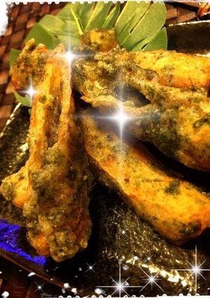 簡単竹輪の青海苔塩レモンの磯辺揚げ-レシピのメイン写真