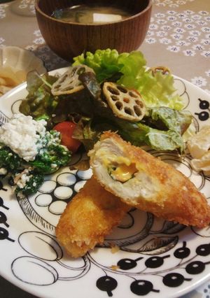 ささみWチーズ明太子カツ-レシピのメイン写真