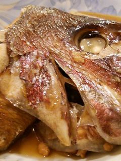 鯛のあら煮。-レシピのメイン写真