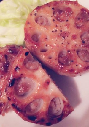 れんこんのはさみ焼き☆-レシピのメイン写真
