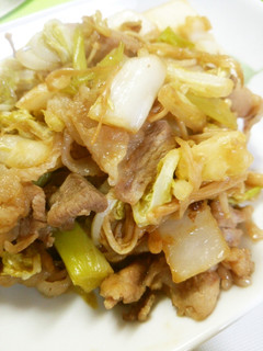 お弁当に!白菜豚肉えのきの味噌醤油炒め-レシピのメイン写真