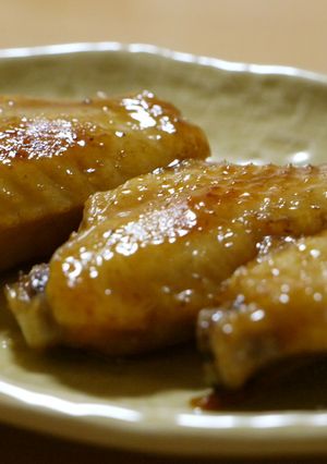 フライパンで！手羽中の酢醤油煮♪-レシピのメイン写真