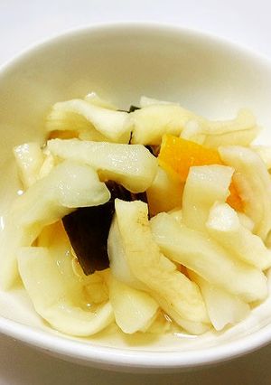 割り干し大根の甘酢漬け(柚子大根)-レシピのメイン写真