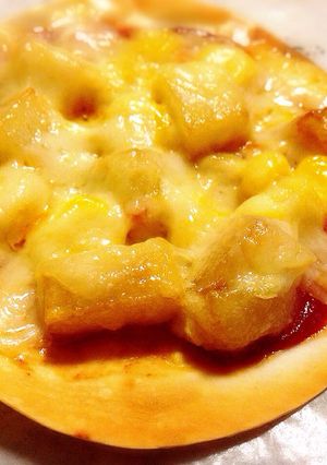 餃子の皮で☆ポテトのツナマヨコーンピザ-レシピのメイン写真
