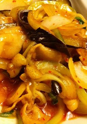魚香茄子（なすと豚肉の辛味炒め）-レシピのメイン写真
