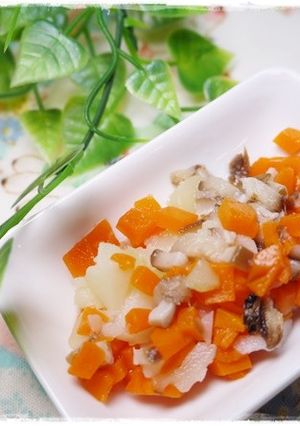 離乳食後期　にんじんじゃがいもしいたけ煮-レシピのメイン写真