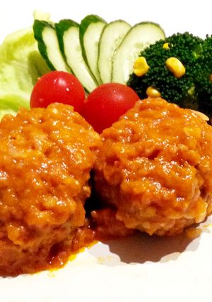 大人気♪ 我が家の煮込みハンバーグ-レシピのメイン写真