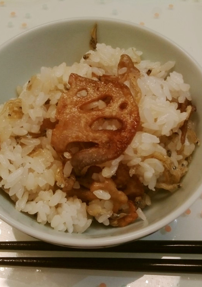れんこんとジャコのまぜごはん-レシピのメイン写真